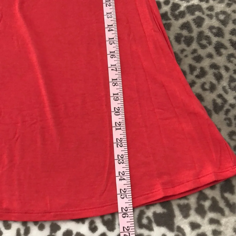 Express Cold Shoulder Strappy Top in Red Size XS